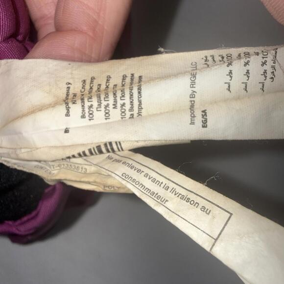 Joe Fresh 3M Thinsulate Winter Ski Snowboard Pink Black Gloves Kids Youth Small - Picture 12 of 15